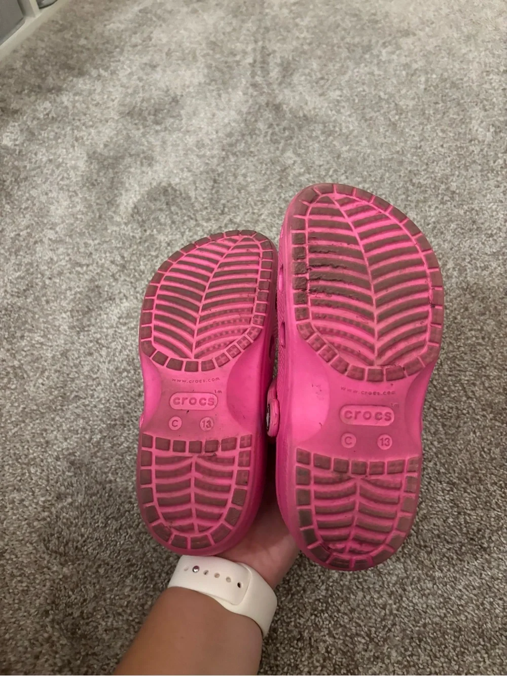 CROCS Kids Hot Pink Classic Clog